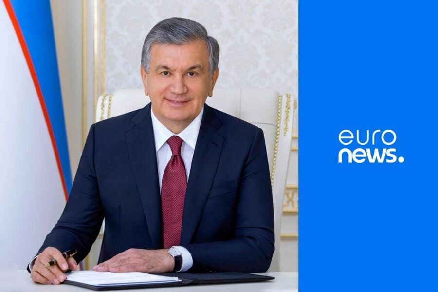 Шавкат Мирзиёев дал интервью Euronews