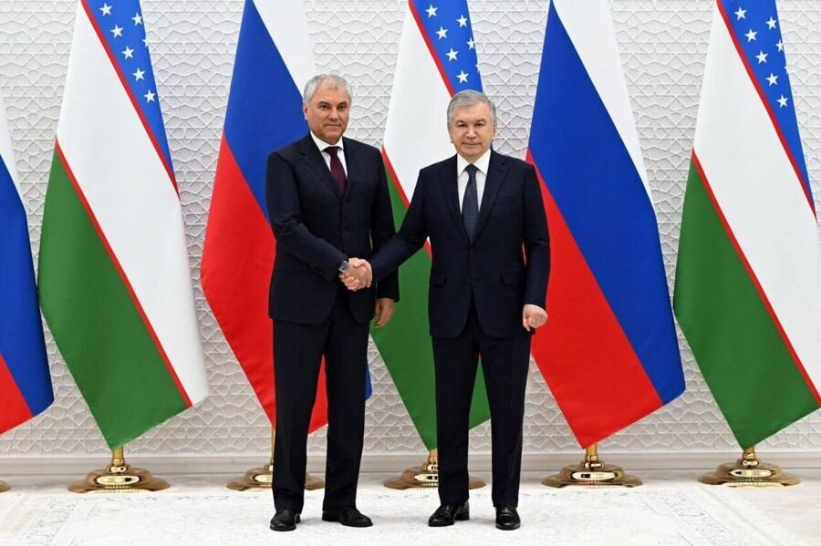 Мирзиёев и Володин укрепляют межпарламентские связи в 2025 году