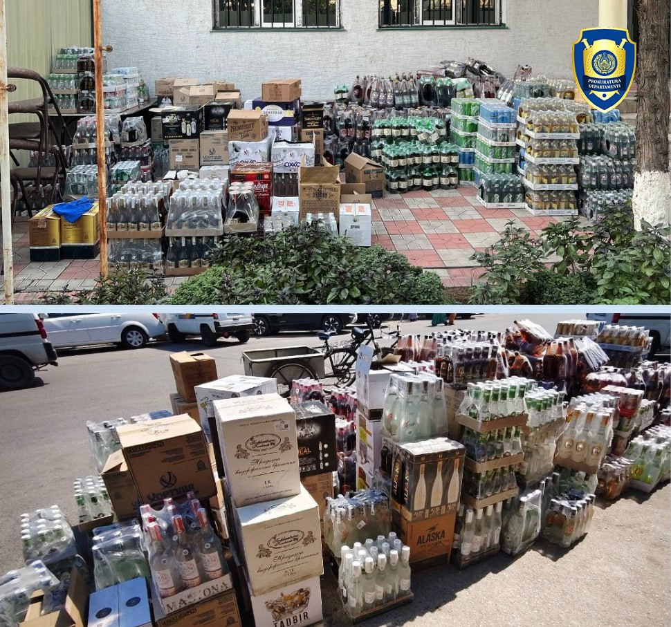 Andijon viloyatida alkogol mahsulotlarining noqonuniy savdosi fosh etildi