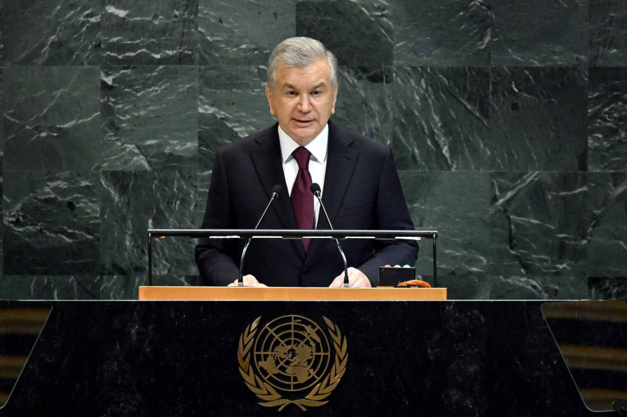 Выступление Шавката Мирзиёева на 80-й Генеральной Ассамблее ООН