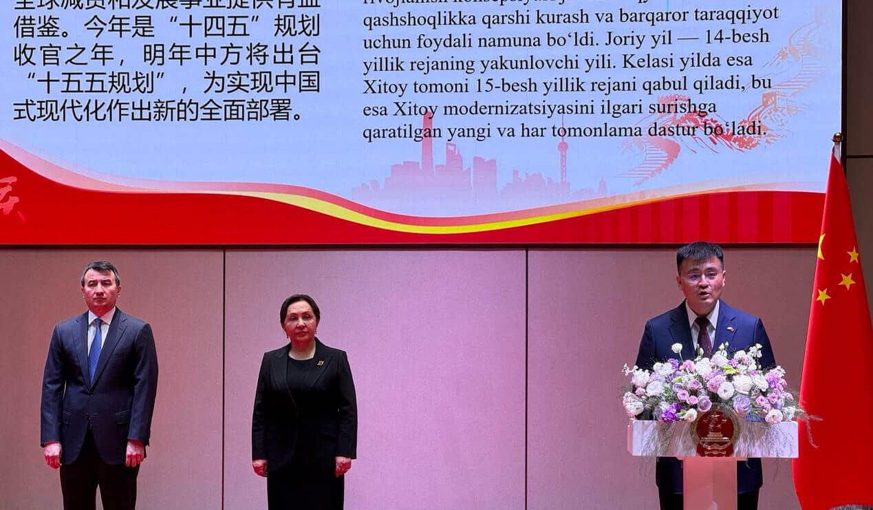 O‘zbekistonda Xitoy Xalq Respublikasi tashkil topganining 76 yilligi nishonlandi.