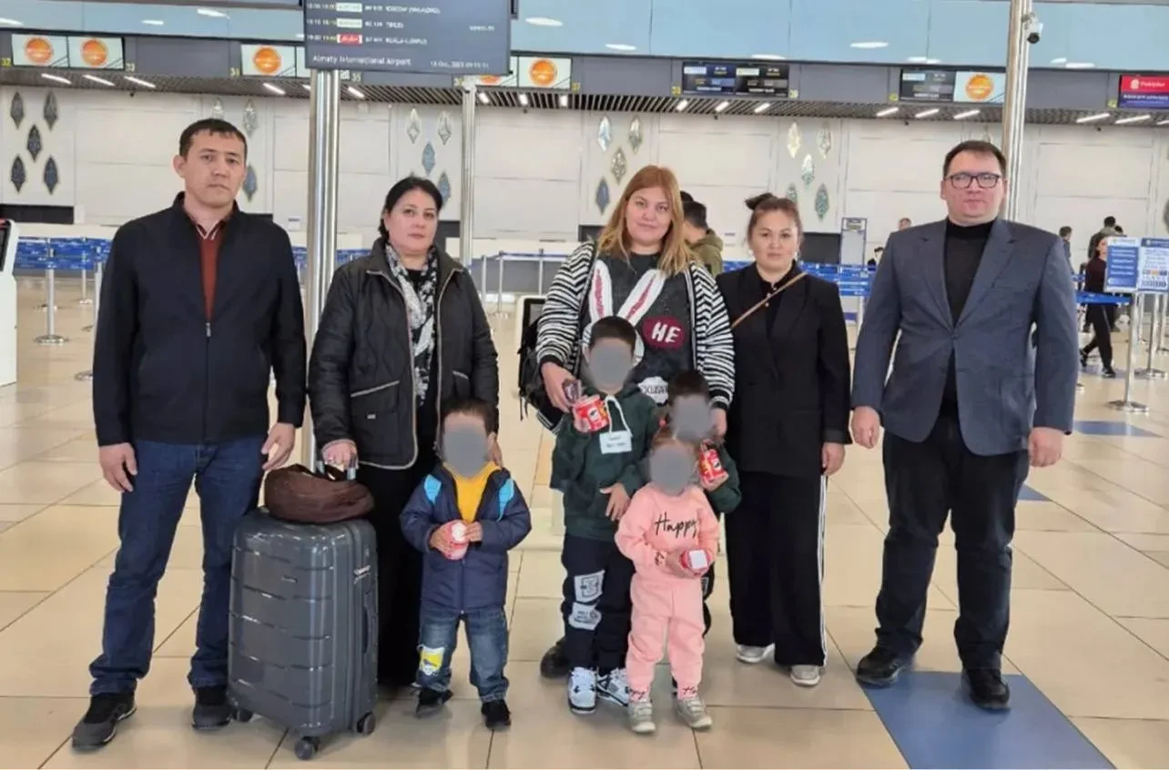 Olmaotada qarovsiz qolgan 5 nafar bola Oʻzbekistonga olib kelindi