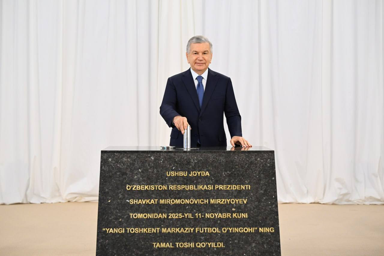 В Новом Ташкенте строят современный футбольный стадион на 55 тысяч мест