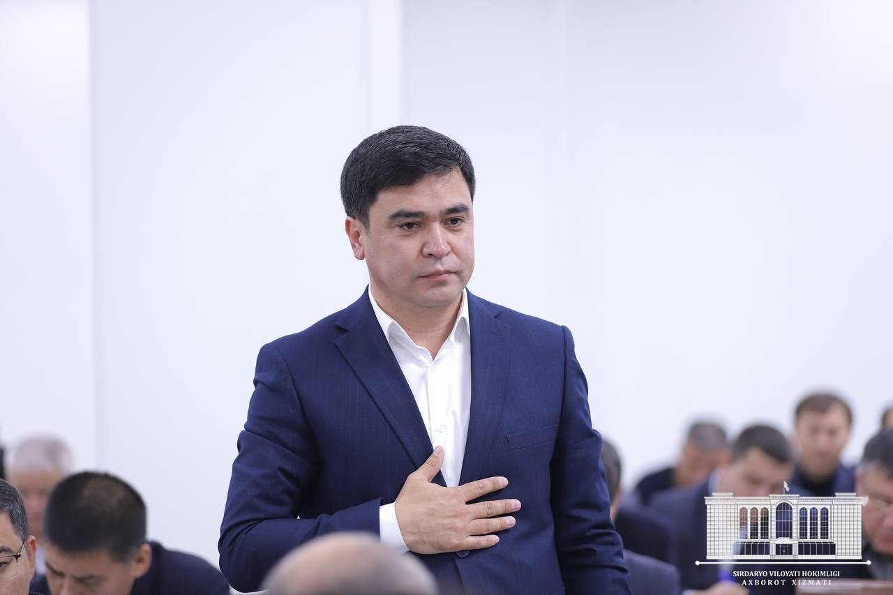 Sirdaryo viloyati hokimiga yangi oʻrinbosar tayinlandi