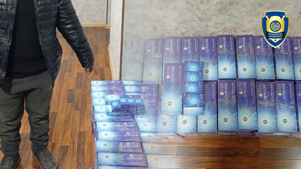 Fargʻonada qariyb 72 mln soʻmlik sifatsiz tamakini chegaradan olib oʻtgan shaxs ushlandi