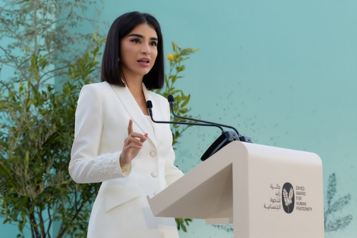 Saida Mirziyoyeva Abu-Dabidagi global forumda nutq soʻzladi