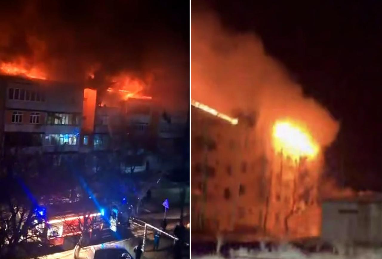 Angrenda turarjoy binosidagi yongʻinda bir kishi halok boʻldi