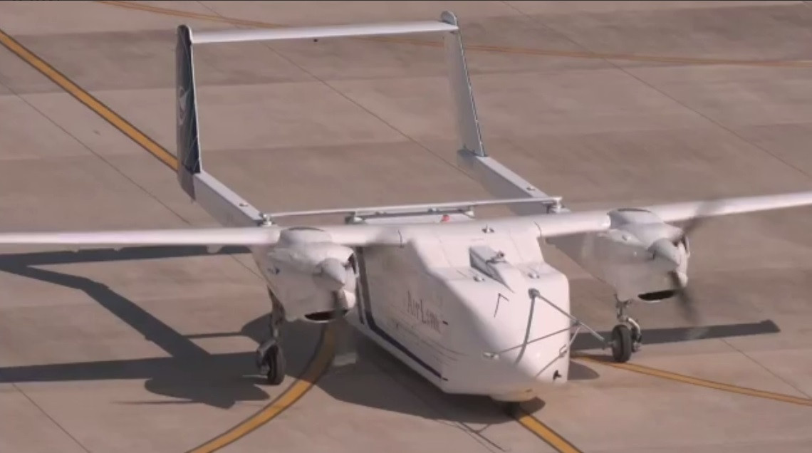 В Китае впервые испытали 7-тонный грузовой беспилотник