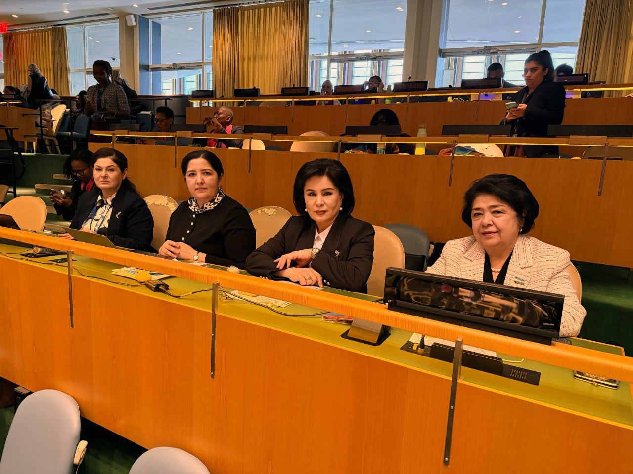 Oʻzbekiston delegatsiyasi BMTning Xotin-qizlar holati boʻyicha komissiyasining 70-yubiley sessiyasida ishtirok etmoqda