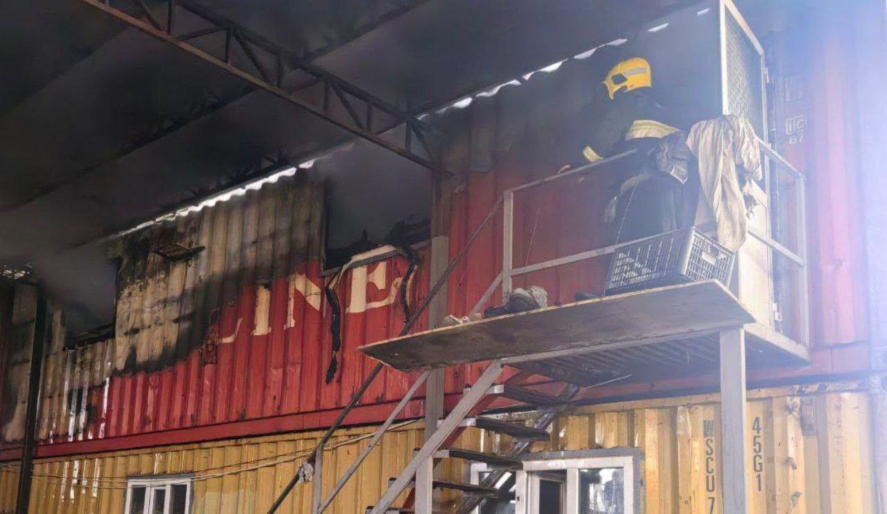 Miroboddagi qurilish hududida yongʻin sodir boʻldi