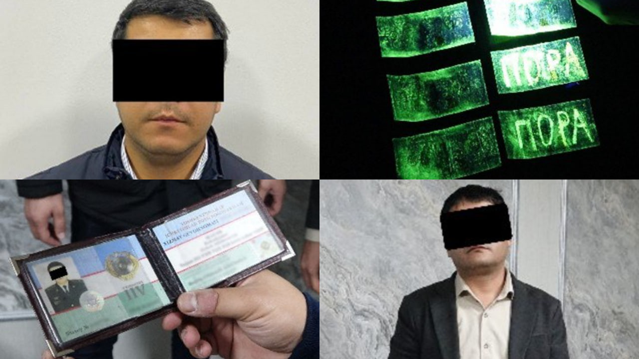 Toshkentda IIBBning ikki nafar tezkor xodimi pora bilan qoʻlga tushdi