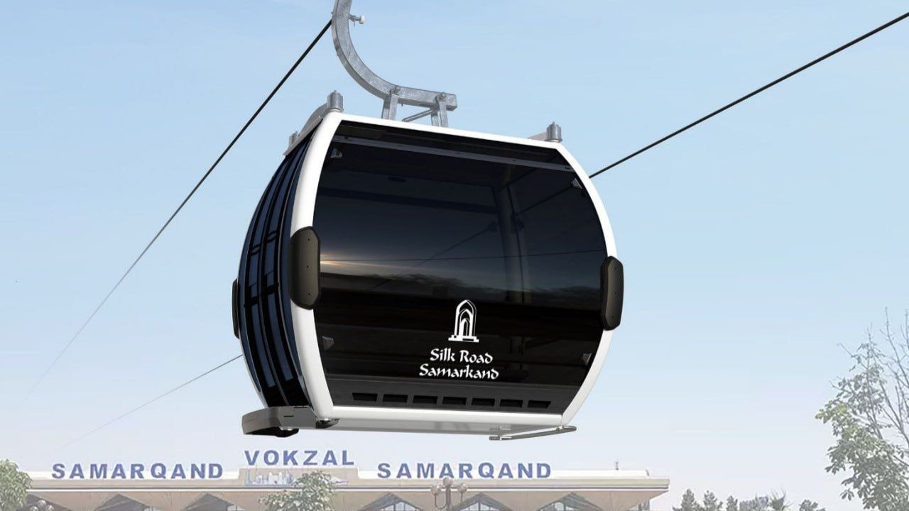 Samarqanddagi “Silk Road Samarkand” xalqaro turizm markazida zamonaviy dor yoʻli barpo etilmoqda