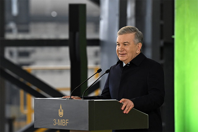 Prezident Olmaliqda uchinchi misni qayta ishlash zavodini ishga tushirdi