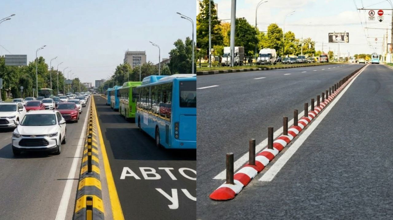 Toshkentda avtobus yoʻlaklari maxsus toʻsiqlar bilan ajratilishi rejalashtirilmoqda