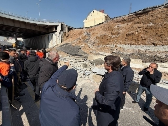 Toshkentda oʻpirilib tushgan tunnel yoʻli vaqtincha yopildi