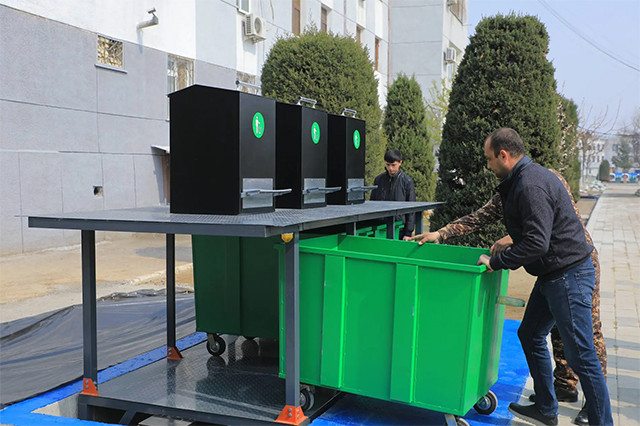 Namanganda yer osti chiqindilarini saqlash ombori qurilmoqda