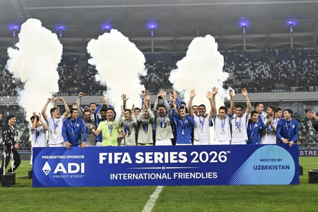 Сборная Узбекистана по футболу вошла в мировой топ-50