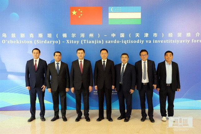 Sirdaryo va Tyanszin amaliy hamkorlikni kengaytirmoqda