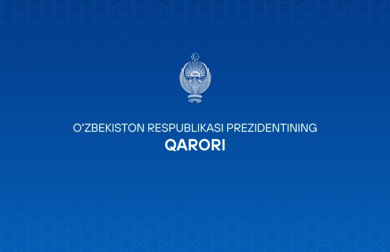 Oʻzbekiston Respublikasi davlat mustaqilligining 35 yilligini keng nishonlashga tayyorgarlik koʻrish va uni oʻtkazish toʻgʻrisida