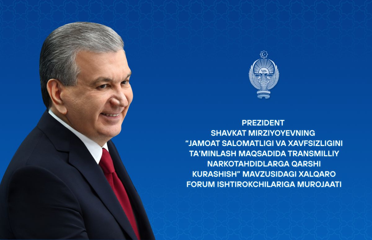 Shavkat Mirziyoyev narkotahdidlarga qarshi kurashni kuchaytirishni taklif qildi