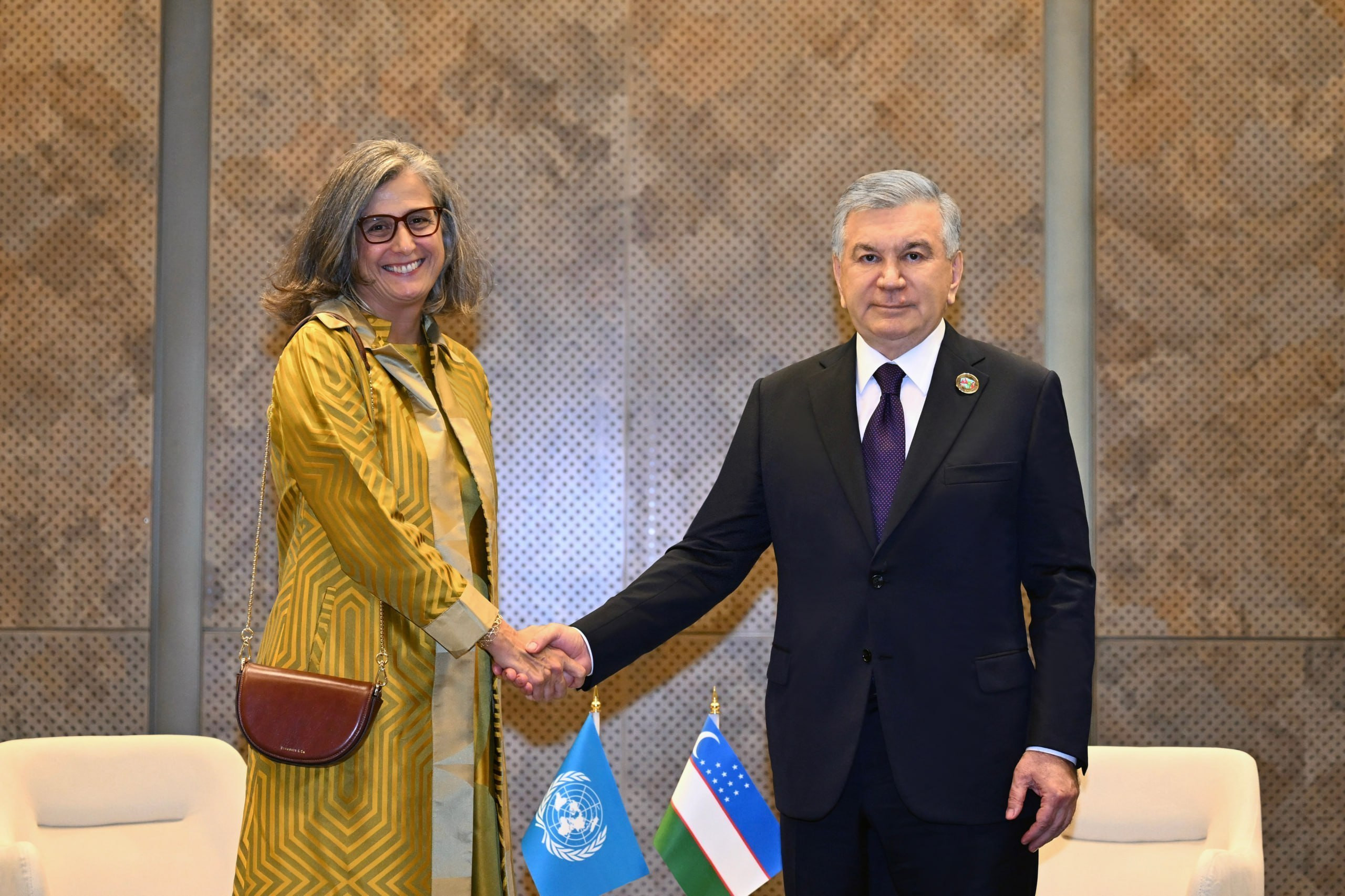 Shavkat Mirziyoyev BMT Bosh kotibining oʻrinbosari, BMTning Aholi punktlari boʻyicha dasturi ijrochi direktori bilan uchrashuv oʻtkazdi