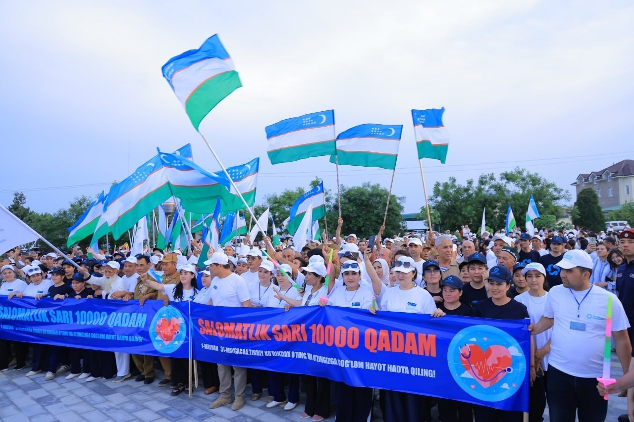 Namanganda “Salomatlik marafoni” qizgʻin davom etmoqda