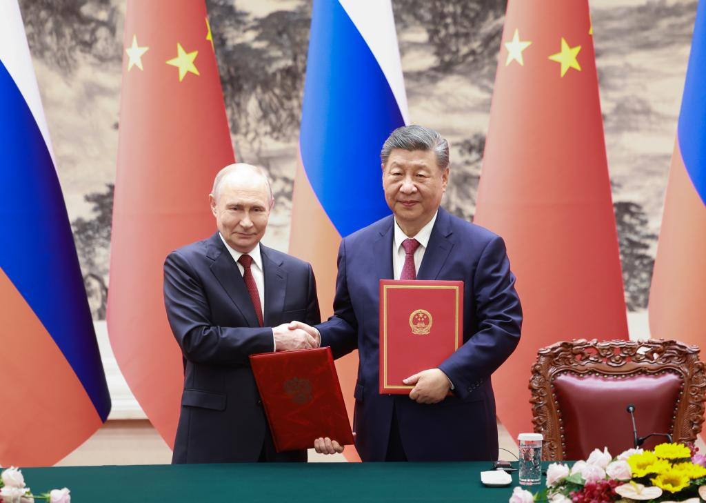 Путин и Си Цзиньпин заявили об углублении стратегического партнерства России и Китая