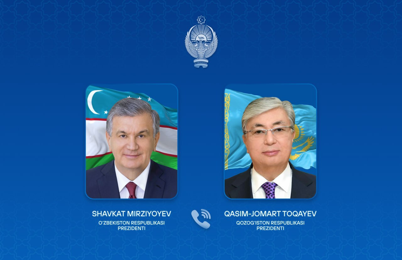 Shavkat Mirziyoyev Qozogʻiston Respublikasi Prezidenti bilan telefon orqali muloqot qildi