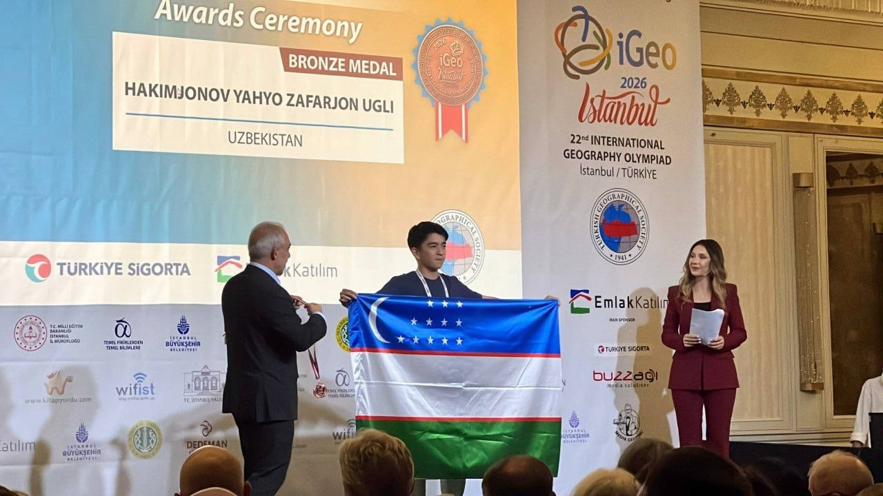 Fargʻonalik yosh geograf xalqaro olimpiada shohsupasida