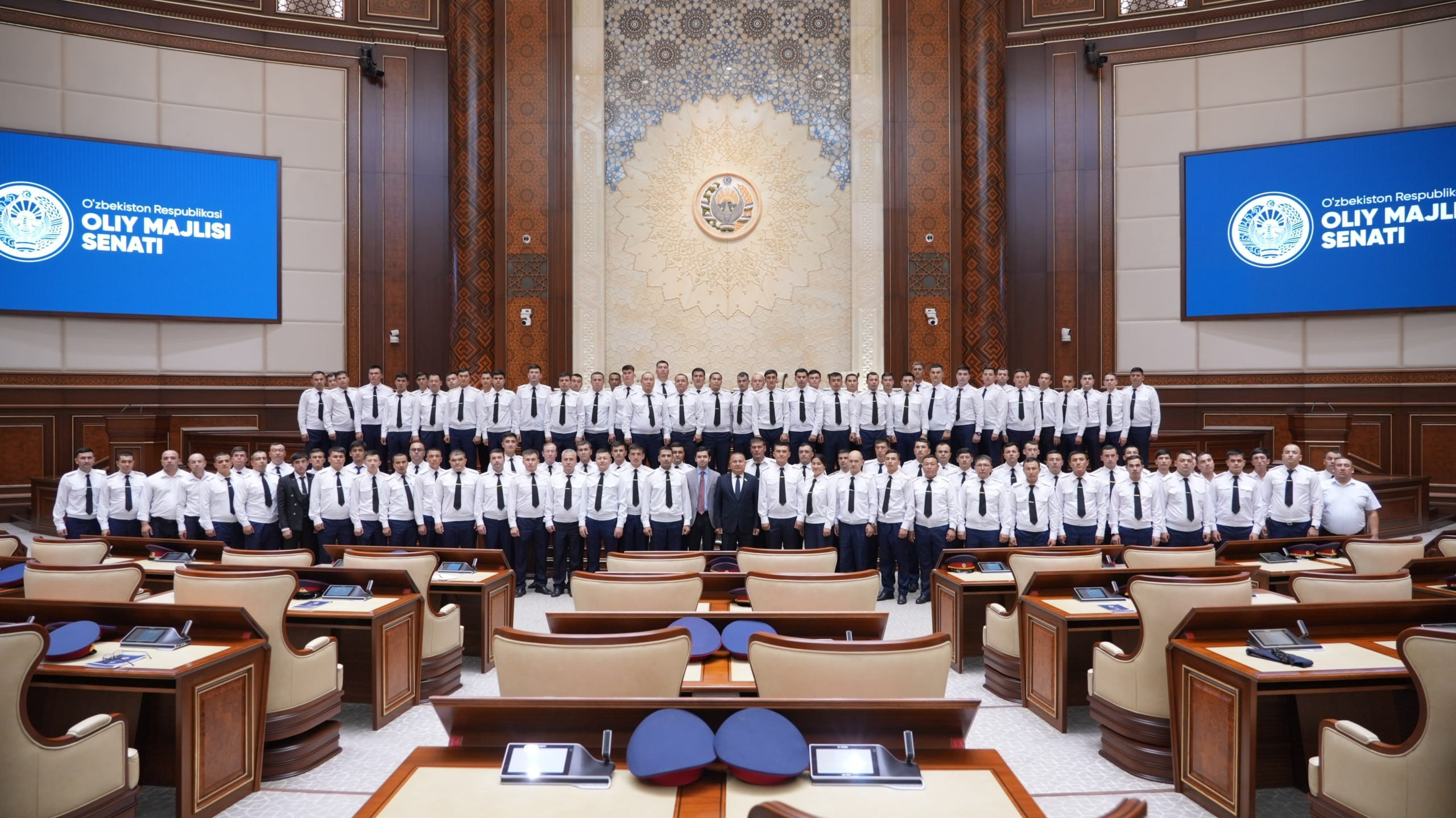 Favqulodda vaziyatlar vazirligi yosh harbiy xizmatchilari Senat faoliyati bilan tanishdi