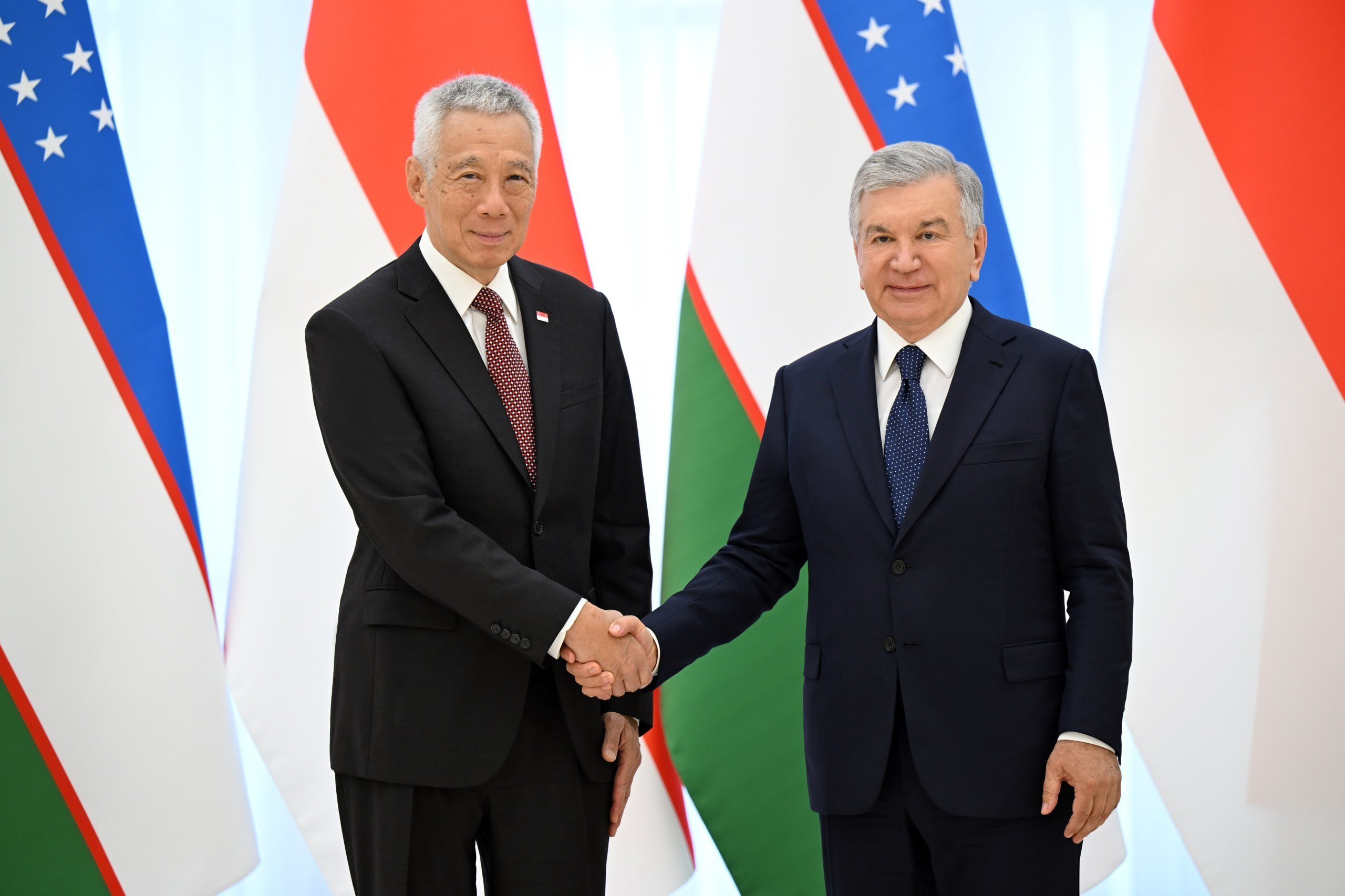 Oʻzbekiston Prezidenti Singapurning Katta vazirini qabul qildi