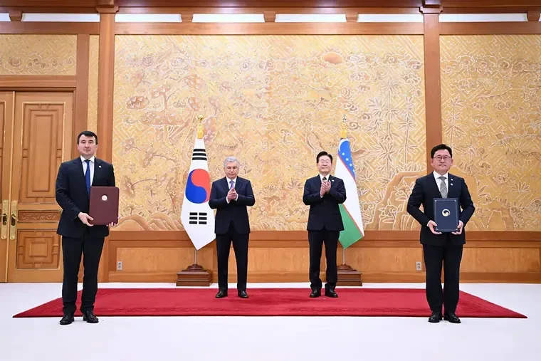 Oʻzbekiston va Koreya hamkorlik shartnomalari paketini imzoladilar