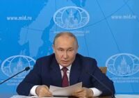 Владимир Путин назвал условия прекращения огня на Украине